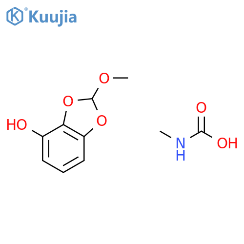 1,3-Benzodioxol-4-ol, 2-methoxy-, methylcarbamate structure
