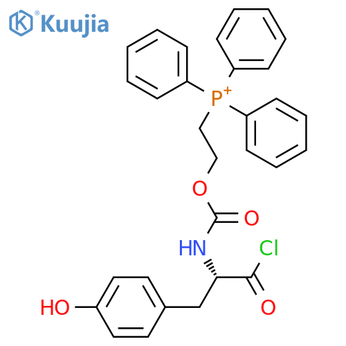 L-Tyrosine, N-[[2-(triphenylphosphonio)ethoxy]carbonyl]-, chloride structure