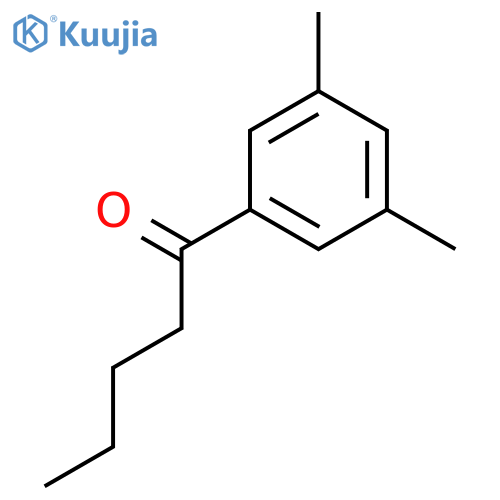 1-Pentanone, 1-(3,5-dimethylphenyl)- structure