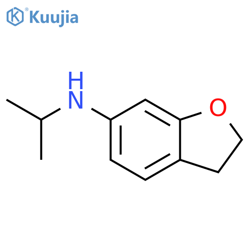 6-BENZOFURANAMINE, 2,3-DIHYDRO-N-(1-METHYLETHYL)- structure