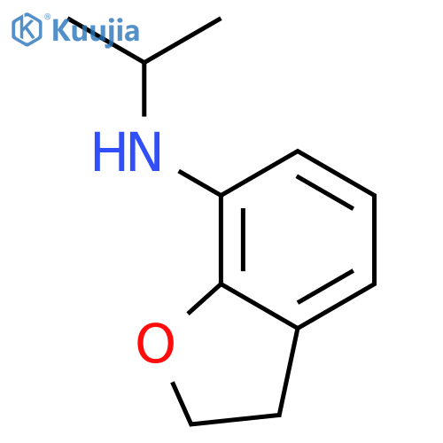 7-BENZOFURANAMINE, 2,3-DIHYDRO-N-(1-METHYLETHYL)- structure