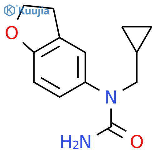 Urea, N-(cyclopropylmethyl)-N-(2,3-dihydro-5-benzofuranyl)- structure
