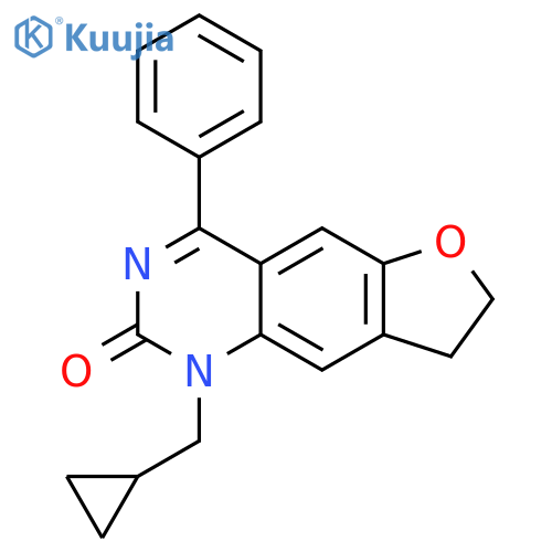 Furo[2,3-g]quinazolin-2(1H)-one,1-(cyclopropylmethyl)-7,8-dihydro-4-phenyl- structure