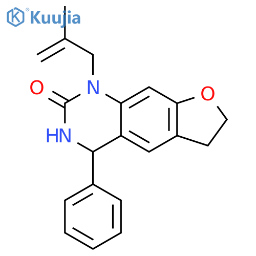 Furo[3,2-g]quinazolin-2(1H)-one, 3,4,6,7-tetrahydro-1-(2-methyl-2-propen-1-yl)-4-phenyl- structure