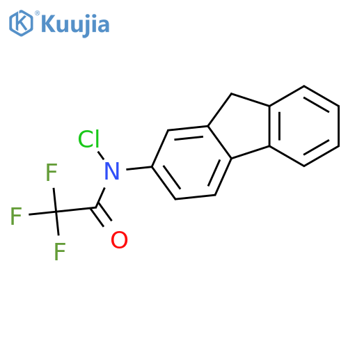 Acetamide, N-chloro-N-9H-fluoren-2-yl-2,2,2-trifluoro- structure