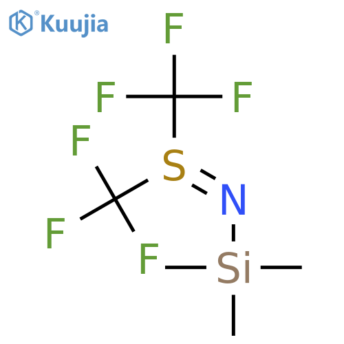 Sulfilimine, S,S-bis(trifluoromethyl)-N-(trimethylsilyl)- structure