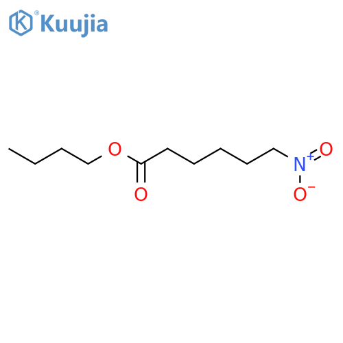 Hexanoic acid, 6-nitro-, butyl ester structure