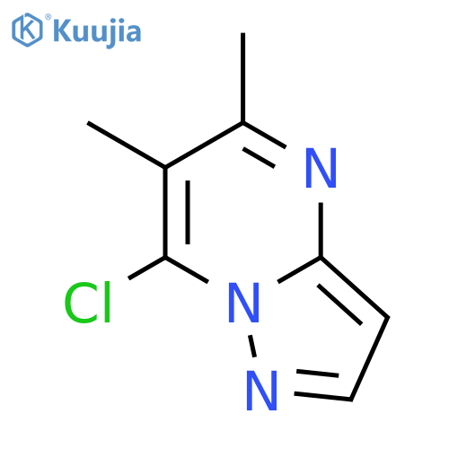 7-chloro-5,6-dimethylpyrazolo1,5-apyrimidine structure