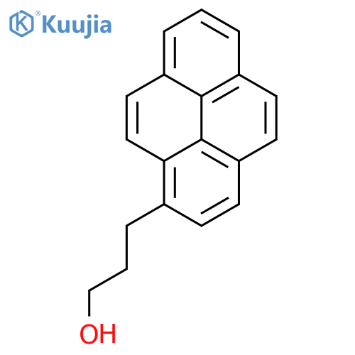 1-Pyrenepropanol structure