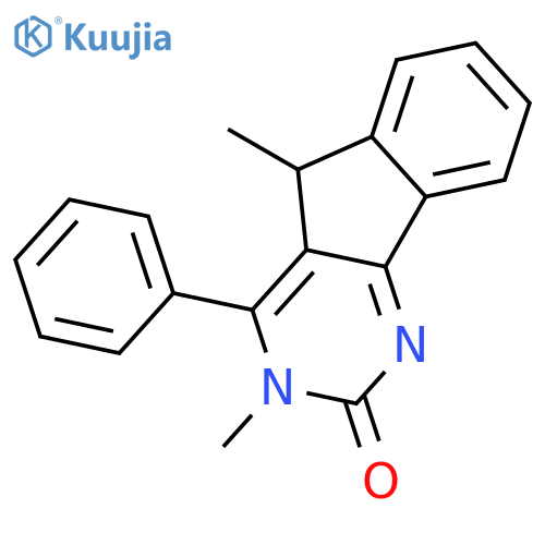 2H-Indeno[1,2-d]pyrimidin-2-one, 3,5-dihydro-3,5-dimethyl-4-phenyl- structure