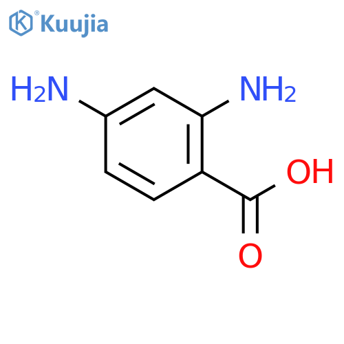 2,4-Diaminobenzoic acid structure