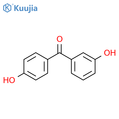 Methanone, (3-hydroxyphenyl)(4-hydroxyphenyl)- structure