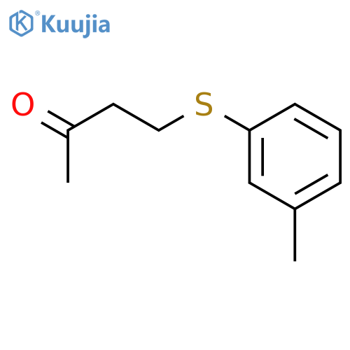 2-Butanone, 4-[(3-methylphenyl)thio]- structure