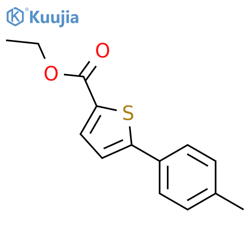 Ethyl 5-p-Tolylthiophene-2-carboxylate structure