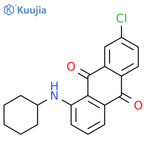 9,10-Anthracenedione, 7-chloro-1-(cyclohexylamino)- structure