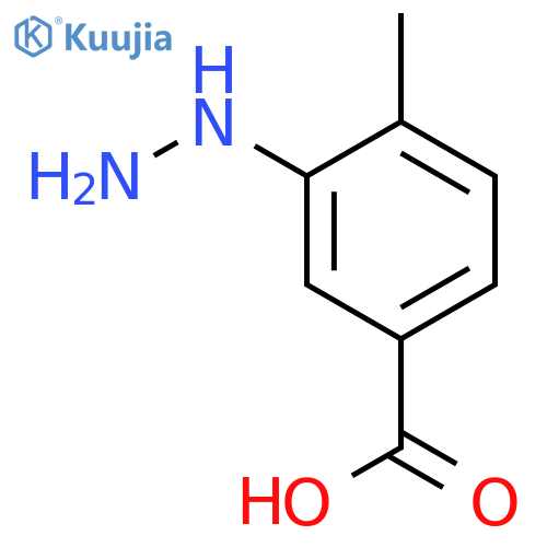 3-Hydrazino-4-methylbenzoic Acid structure