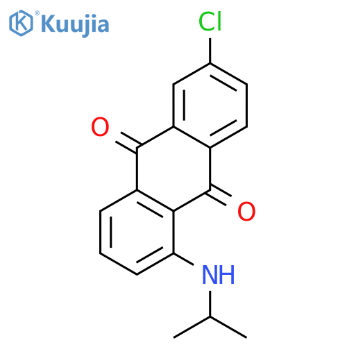 9,10-Anthracenedione, 6-chloro-1-[(1-methylethyl)amino]- structure