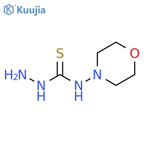 Hydrazinecarbothioamide, N-4-morpholinyl- structure