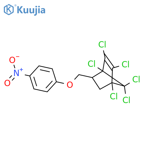 Bicyclo[2.2.1]hept-2-ene,1,2,3,4,7,7-hexachloro-5-[(4-nitrophenoxy)methyl]- structure