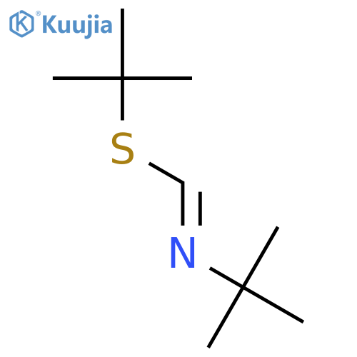 Methyl, [(1,1-dimethylethyl)imino][(1,1-dimethylethyl)thio]- structure