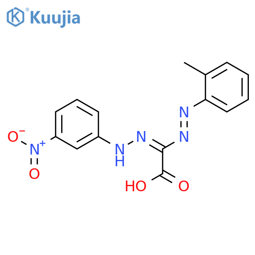 Acetic acid, [(2-methylphenyl)azo][(3-nitrophenyl)hydrazono]- structure