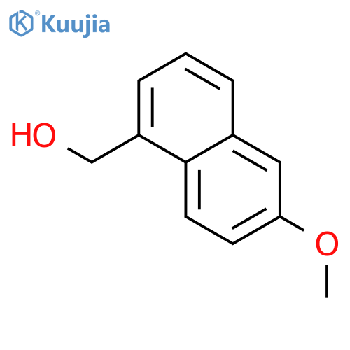1-Naphthalenemethanol, 6-methoxy- structure