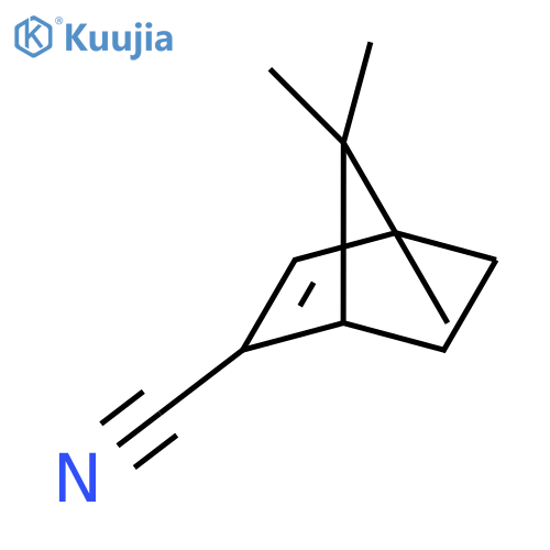 Bicyclo[2.2.1]hept-2-ene-2-carbonitrile, 4,7,7-trimethyl- structure