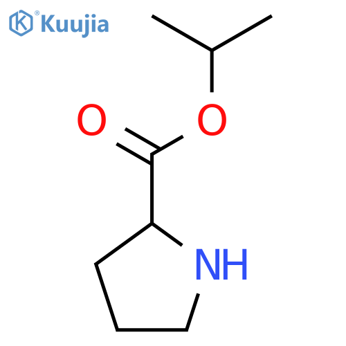 propan-2-yl (2S)-pyrrolidine-2-carboxylate structure