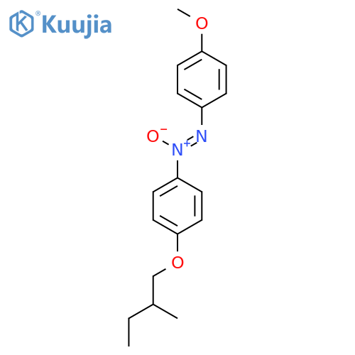 DIAZENE, (4-METHOXYPHENYL)[4-(2-METHYLBUTOXY)PHENYL]-, MONOOXIDE structure