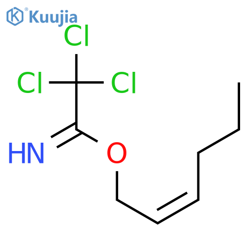 ETHANIMIDIC ACID, 2,2,2-TRICHLORO-, (2Z)-2-HEXENYL ESTER structure