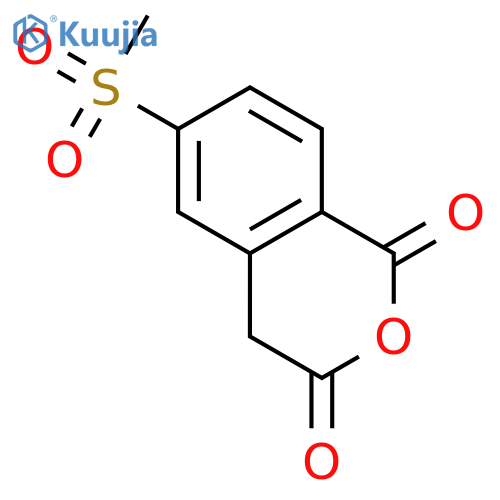 1H-2-Benzopyran-1,3(4H)-dione, 6-(methylsulfonyl)- structure