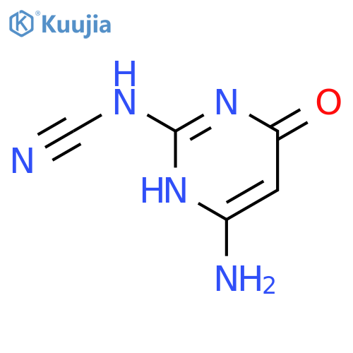 4-Amino-2-cyanoamino-6-hydroxypyrimidine structure