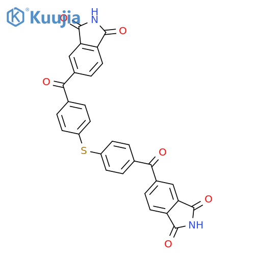 1H-Isoindole-1,3(2H)-dione, 5,5'-[thiobis(4,1-phenylenecarbonyl)]bis- structure