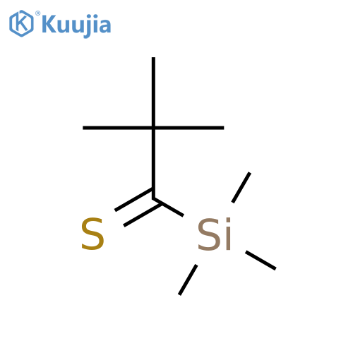 Silane, (2,2-dimethyl-1-thioxopropyl)trimethyl- structure