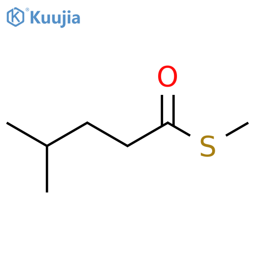 S-METHYL 4-METHYLPENTANETHIOATE structure