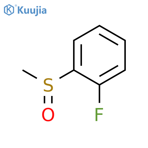 BENZENE, 1-FLUORO-2-(METHYLSULFINYL)- structure