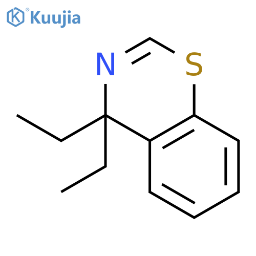 4H-1,3-Benzothiazine, 4,4-diethyl- structure