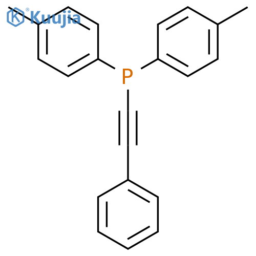 Phosphine, bis(4-methylphenyl)(phenylethynyl)- structure