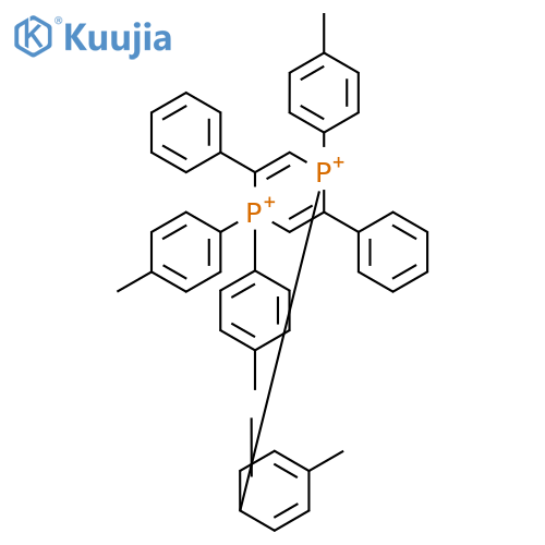 1,4-Diphosphorinium, 1,4-dihydro-1,1,4,4-tetrakis(4-methylphenyl)-2,5-diphenyl- structure