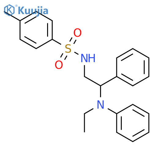 BENZENESULFONAMIDE, N-[2-(ETHYLPHENYLAMINO)-2-PHENYLETHYL]-4-METHYL- structure
