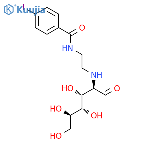 D-GLUCOSE, 2-DEOXY-2-[[2-[(4-IODOBENZOYL)AMINO]ETHYL]AMINO]- structure