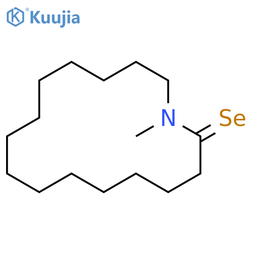 Azacyclohexadecane-2-selone, 1-methyl- structure