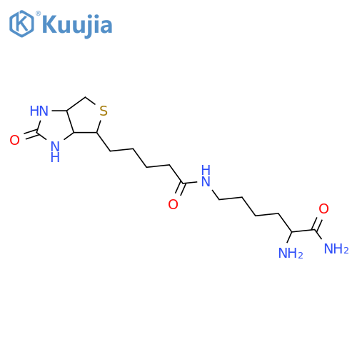 Ne-Biotinyl-L-lysine amide structure