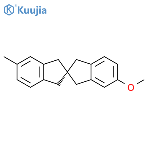 2,2'-SPIROBI[2H-INDENE], 1,1',3,3'-TETRAHYDRO-5-METHOXY-5'-METHYL-, (R)- structure