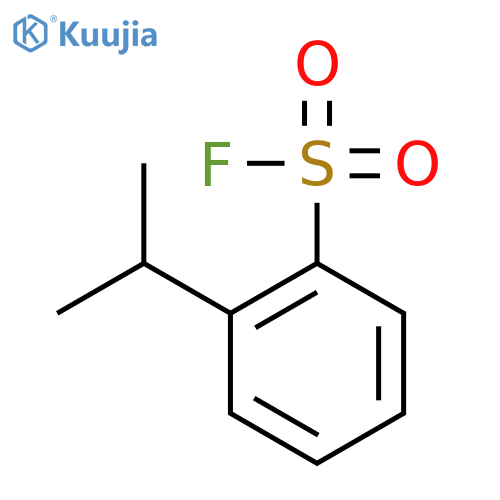 Benzenesulfonyl fluoride, 2-(1-methylethyl)- structure