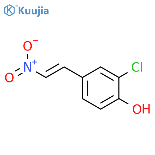 2-chloro-4-(2-nitroethenyl)phenol structure