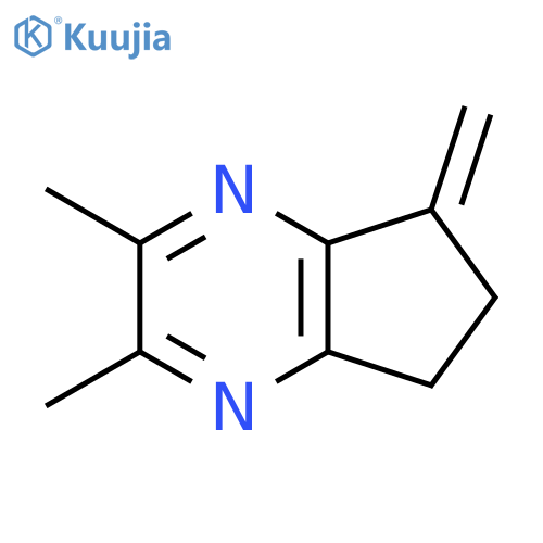 5H-Cyclopentapyrazine, 6,7-dihydro-2,3-dimethyl-5-methylene- structure