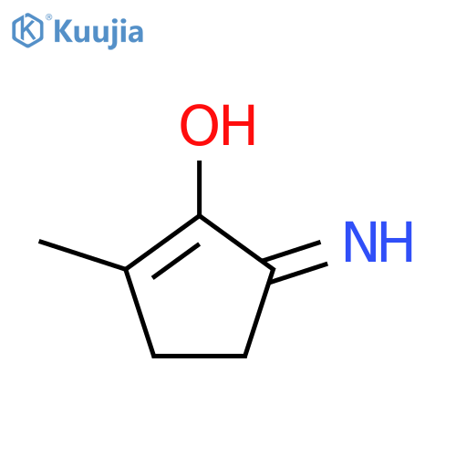 1-Cyclopenten-1-ol,5-imino-2-methyl-(9CI) structure