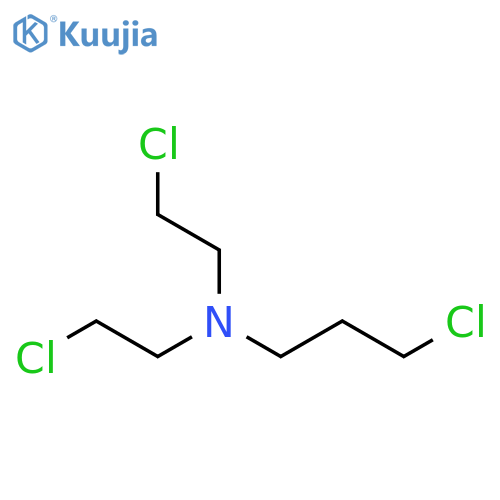 1-Propanamine, 3-chloro-N,N-bis(2-chloroethyl)- structure