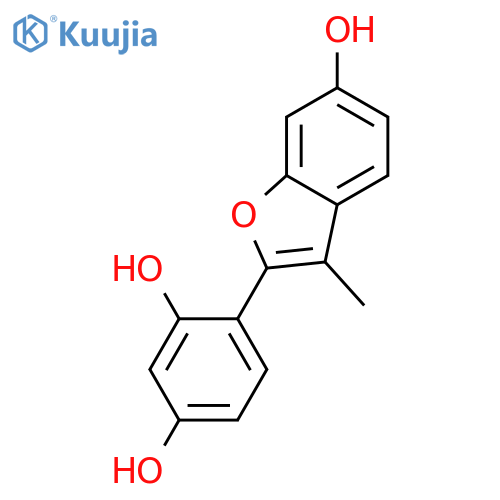1,3-Benzenediol, 4-(6-hydroxy-3-methyl-2-benzofuranyl)- structure